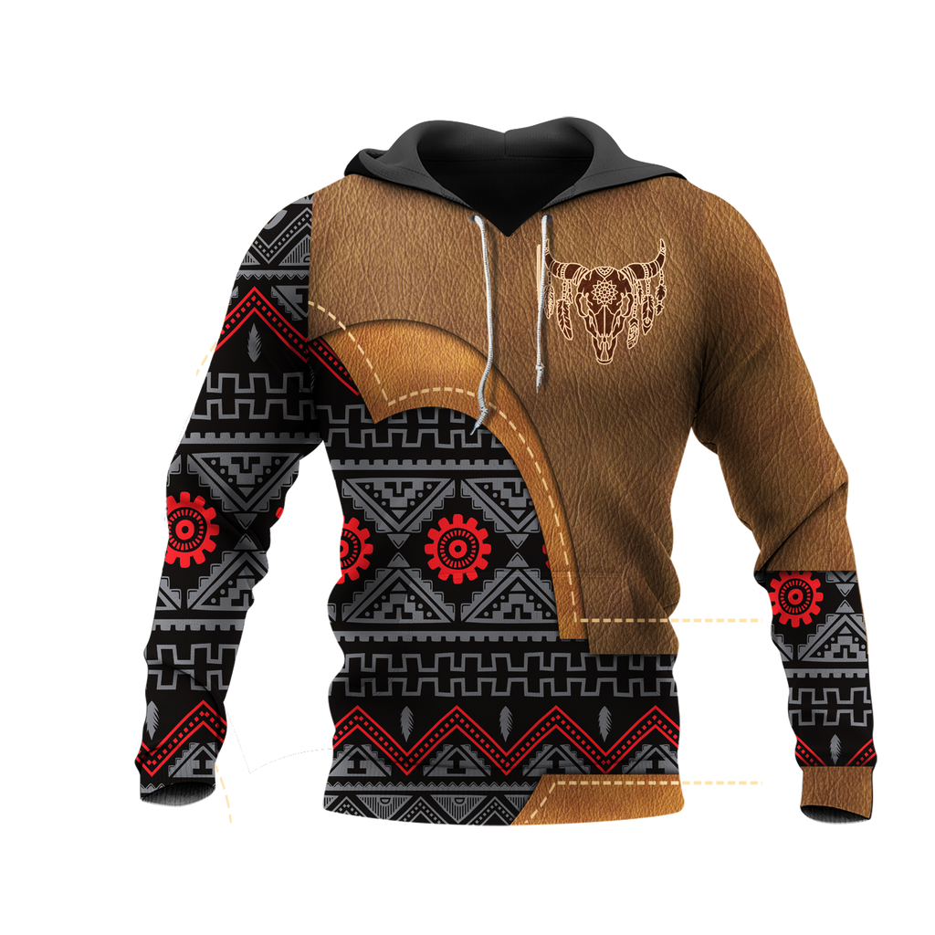 HD0012909 Bison Native American Pride 3D Hoodie