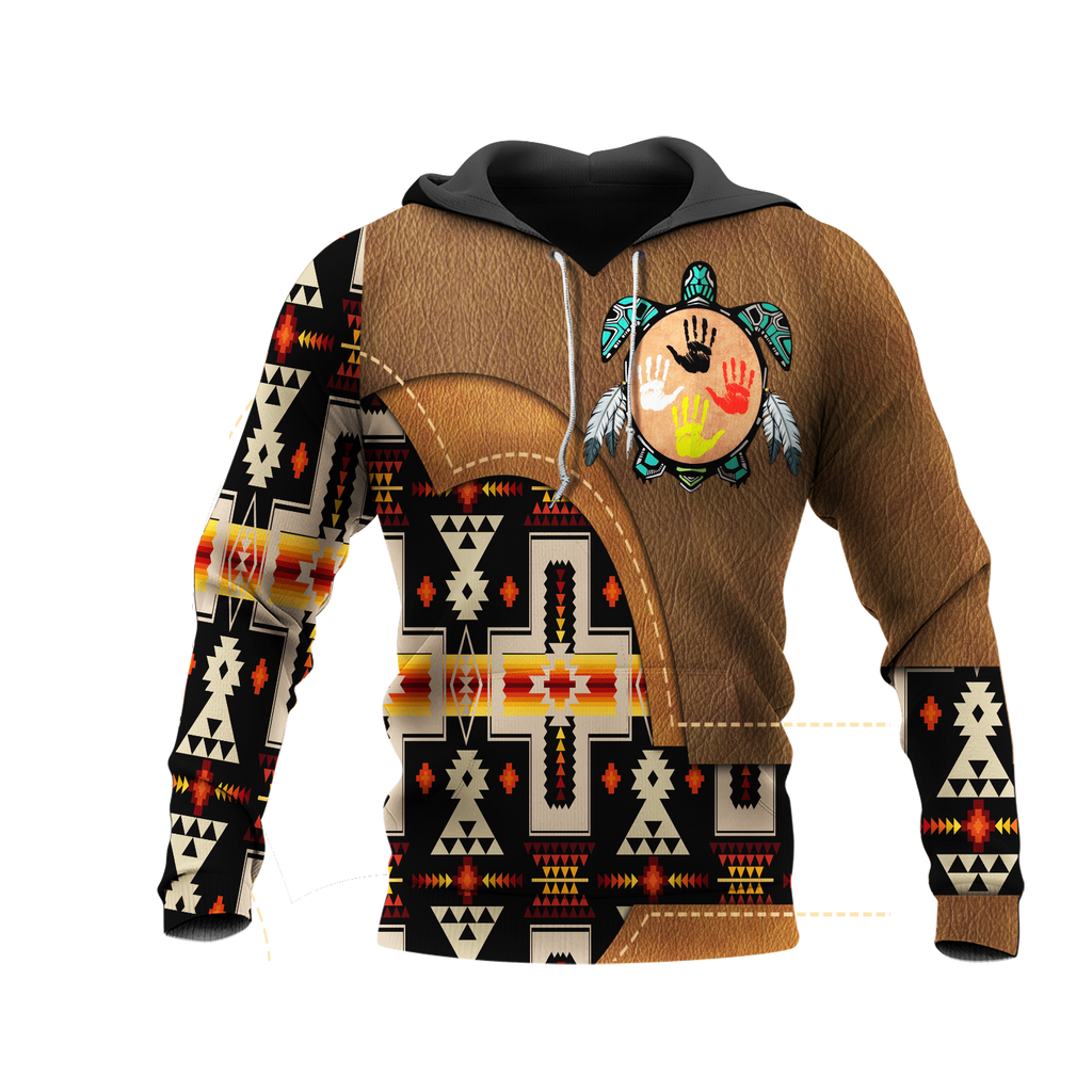 HD0012913 Tribal Turtle Native American Pride 3D Hoodie