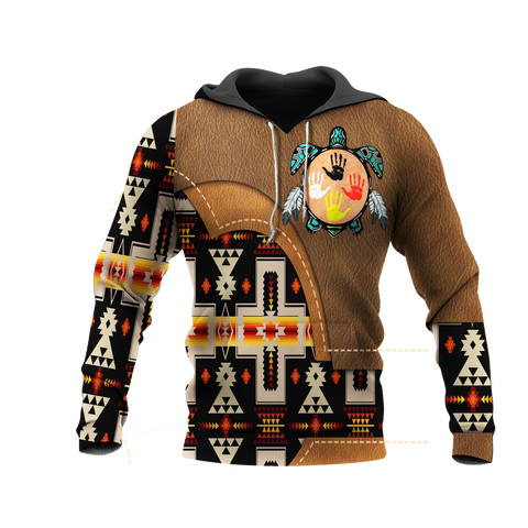 HD0012913 Tribal Turtle Native American Pride 3D Hoodie