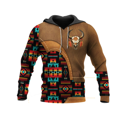 HD0012916 Bison Native American Pride 3D Hoodie