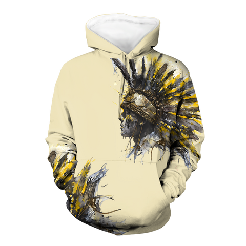 HD0012923 Chief Native American Pride 3D Hoodie