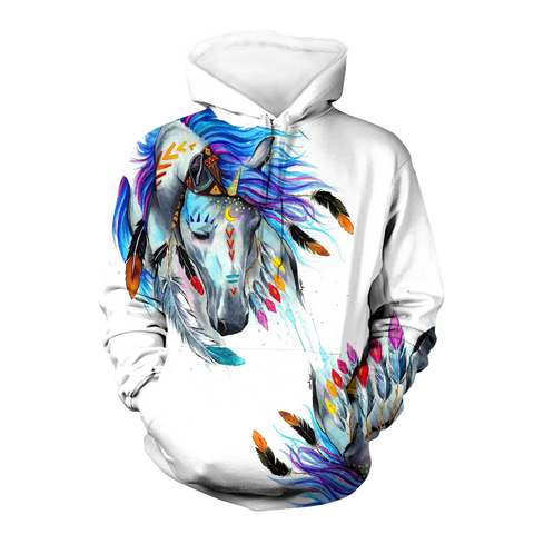 HD0012926 Horse Native American Pride 3D Hoodie