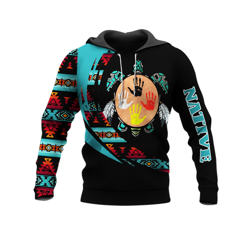 HD0012940 Tribal Turtle Native American Pride 3D Hoodie