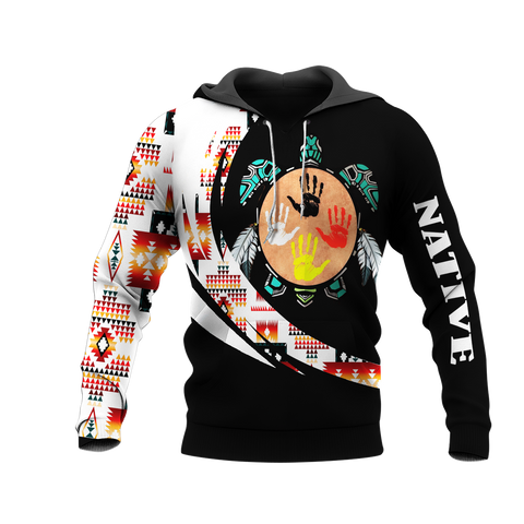 HD0012941 Tribal Turtle Native American Pride 3D Hoodie