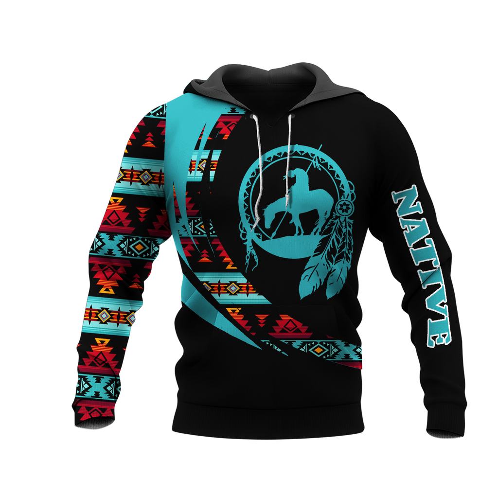 HD0012942 Tribal Turtle Native American Pride 3D Hoodie