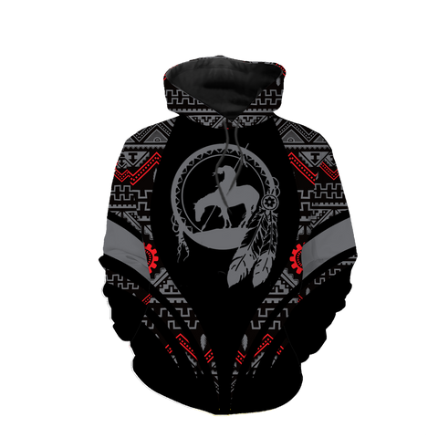 HD0012962 Trail Of Tear Native American Pride 3D Hoodie