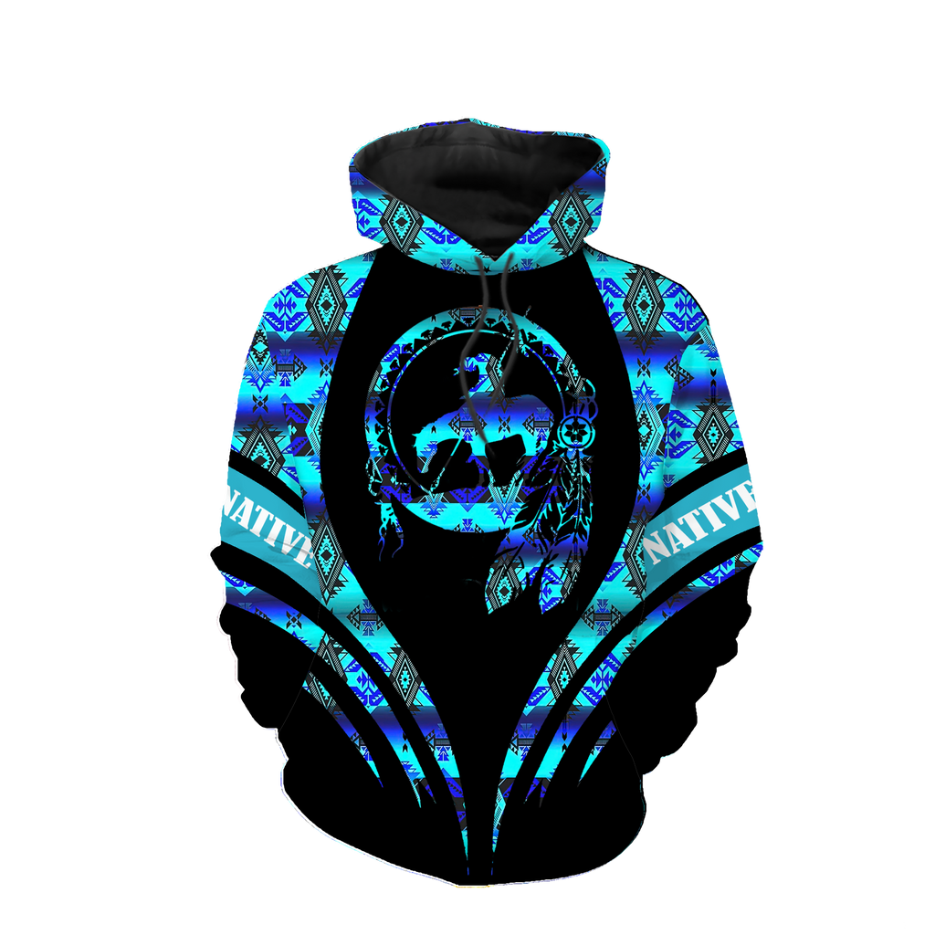 HD0012964 Trail Of Tear Native American Pride 3D Hoodie