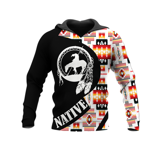 HD0013000 Tribal Trail Of Tear Native American Pride 3D Hoodie