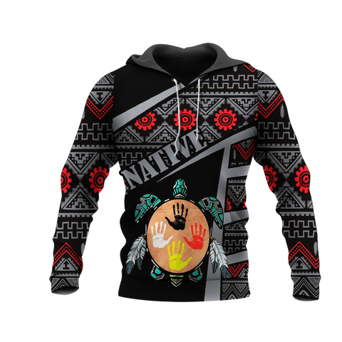 HD0013013 Tribal Turtle Native American Pride 3D Hoodie