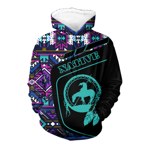 HD0013042 Trail Of Tear Native American Pride 3D Hoodie