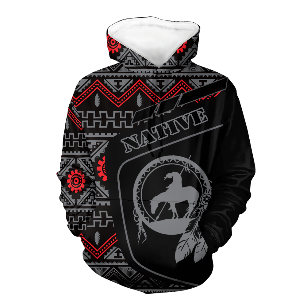 HD0013054 Trail Of Tear Native American Pride 3D Hoodie