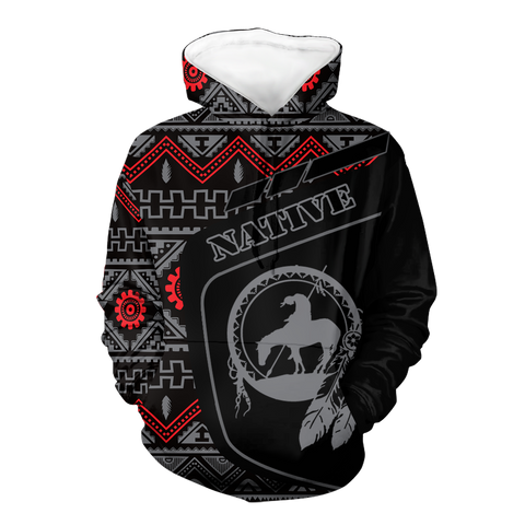 HD0013054 Trail Of Tear Native American Pride 3D Hoodie