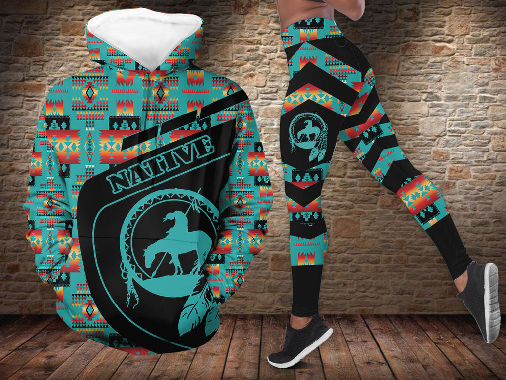 HD0013055 Trail of Tears Native American Hoodie Leggings Set