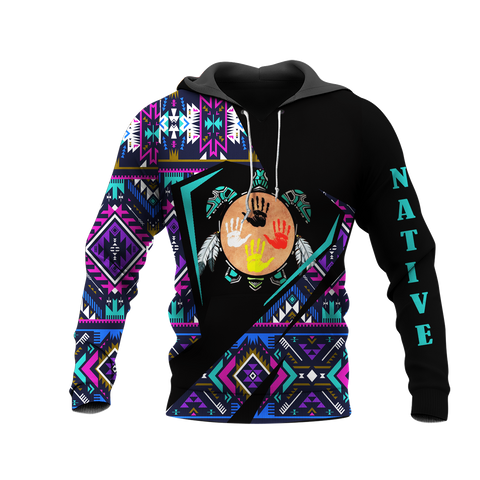 HD0013070 Tribal Turtle Native American Pride 3D Hoodie