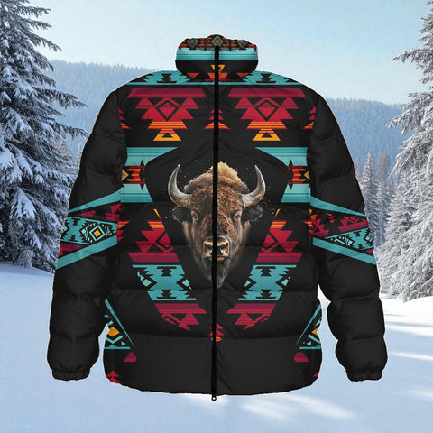 HD0013101 Native American Unisex Stand Collar Slim Down Jacket