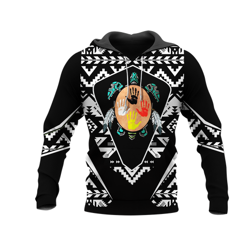 HD0013103 Tribal Turtle Native American Pride 3D Hoodie