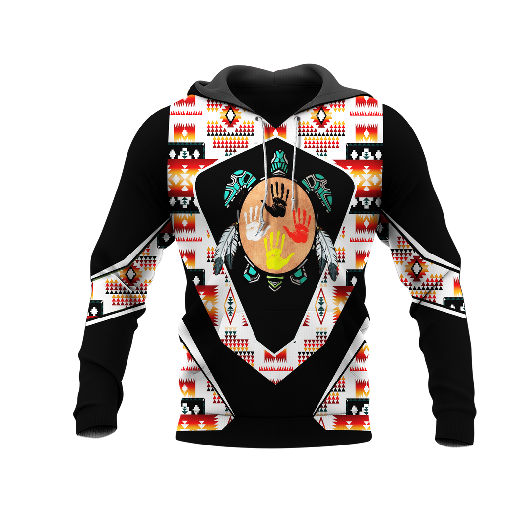 HD0013104 Tribal Turtle Native American Pride 3D Hoodie