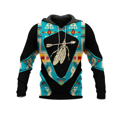 HD0013113 Feather Native American Pride 3D Hoodie