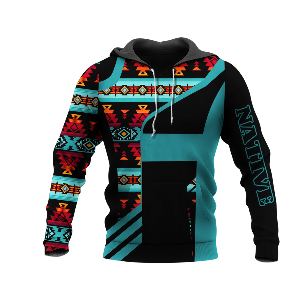 HD0013117 Pattern Native American Pride 3D Hoodie