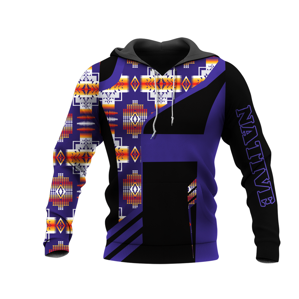 HD0013118 Pattern Native American Pride 3D Hoodie