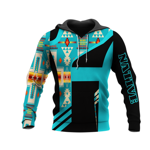 HD0013122 Pattern Native American Pride 3D Hoodie