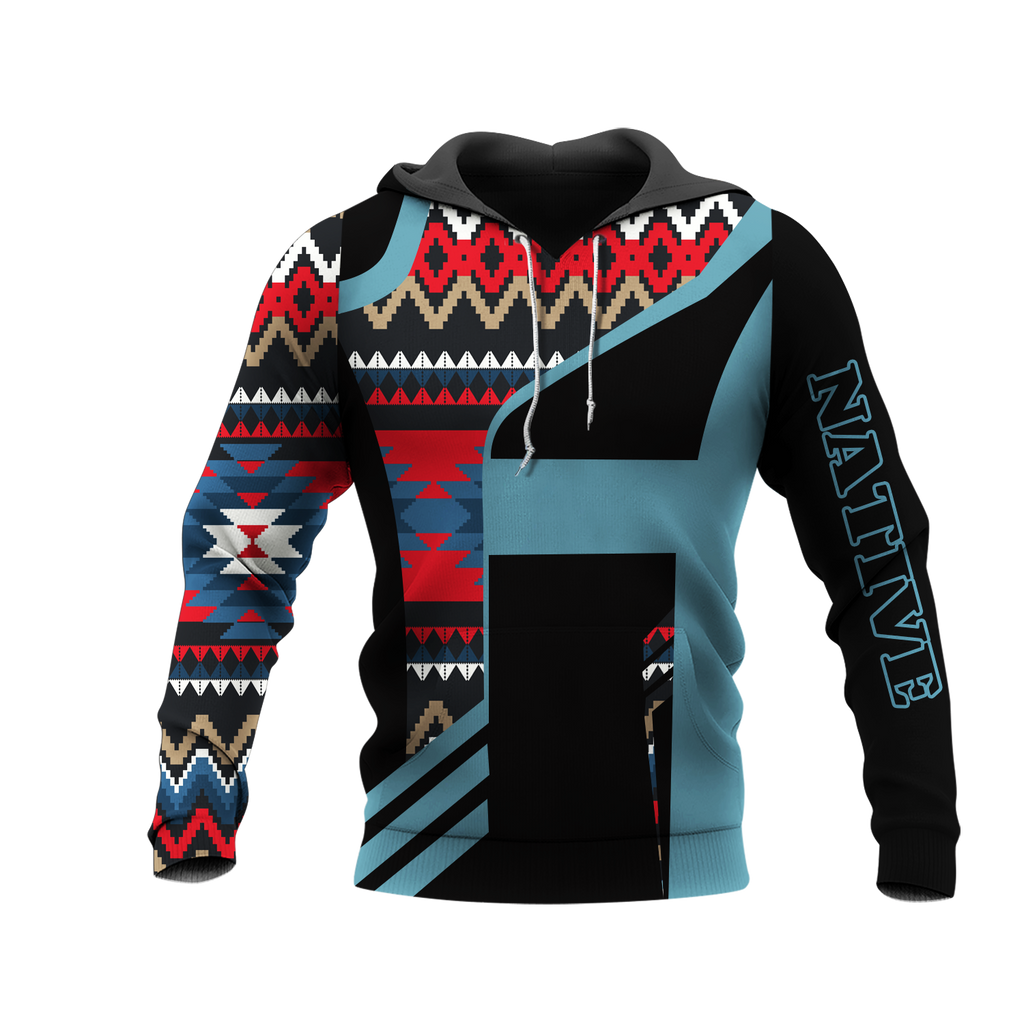 HD0013126 Pattern Native American Pride 3D Hoodie