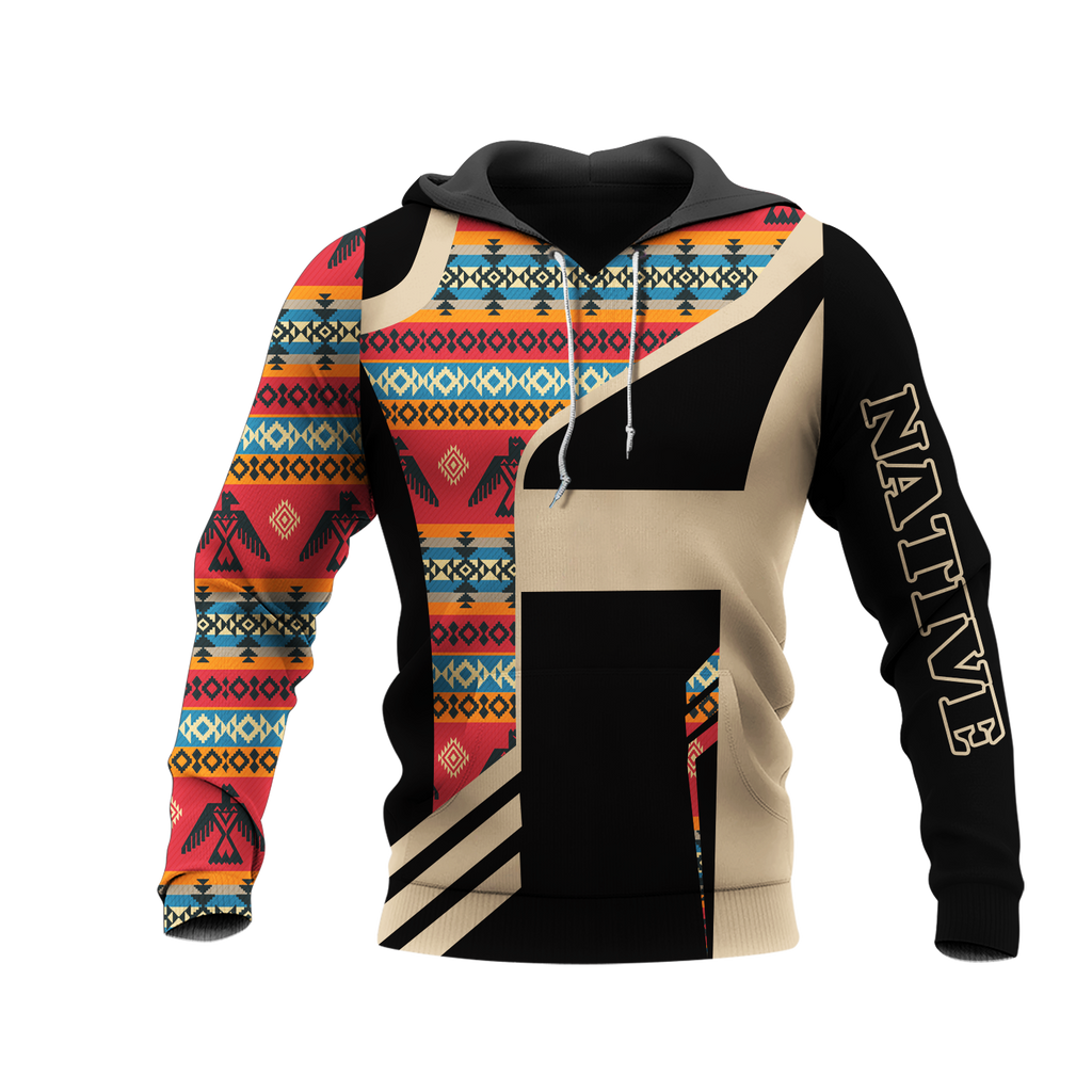 HD0013127 Pattern Native American Pride 3D Hoodie