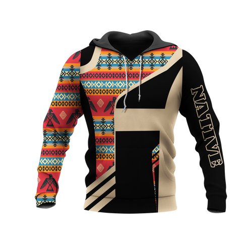 HD0013127 Pattern Native American Pride 3D Hoodie