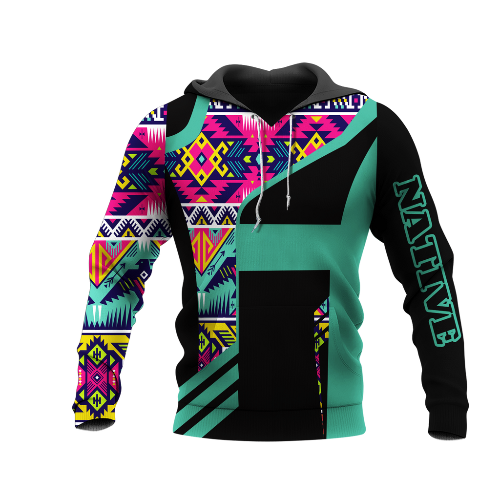 HD0013128 Pattern Native American Pride 3D Hoodie