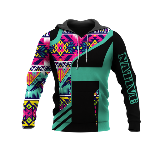 HD0013128 Pattern Native American Pride 3D Hoodie