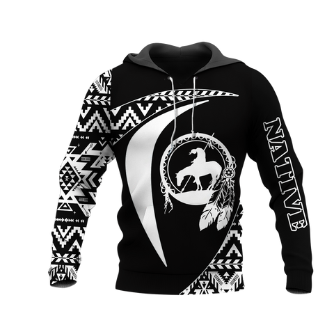 HD0013158 Trail Of Tear Pattern Native American Pride 3D Hoodie