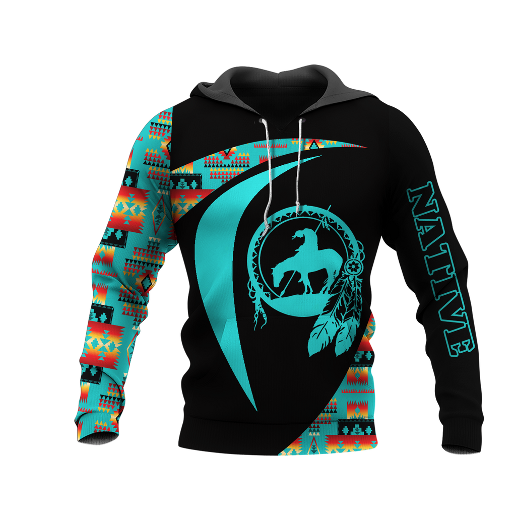 HD0013160 Trail Of Tear Pattern Native American Pride 3D Hoodie