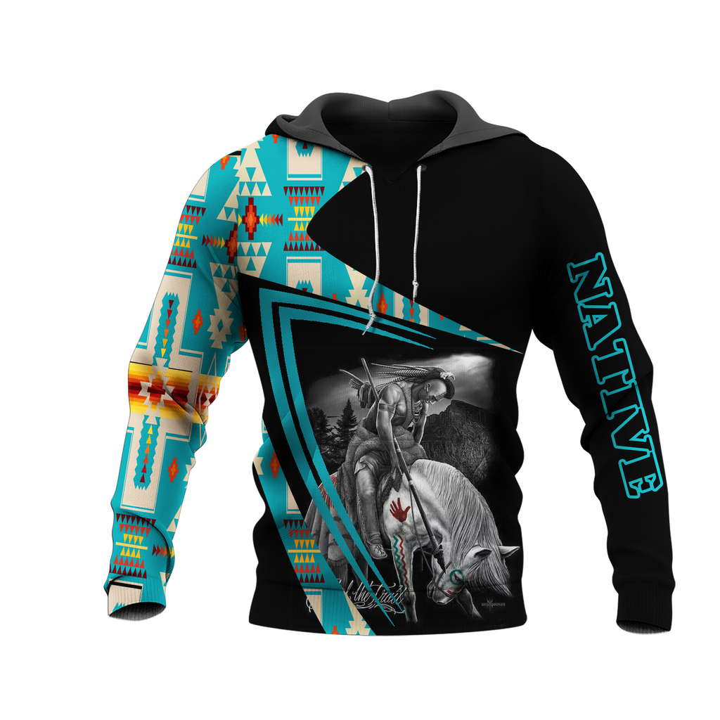 HD0013173 Trail Of Tear Pattern Native American Pride 3D Hoodie