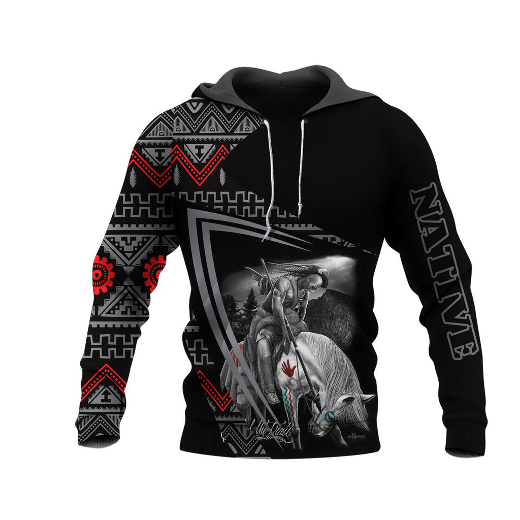 HD0013174 Trail Of Tear Pattern Native American Pride 3D Hoodie