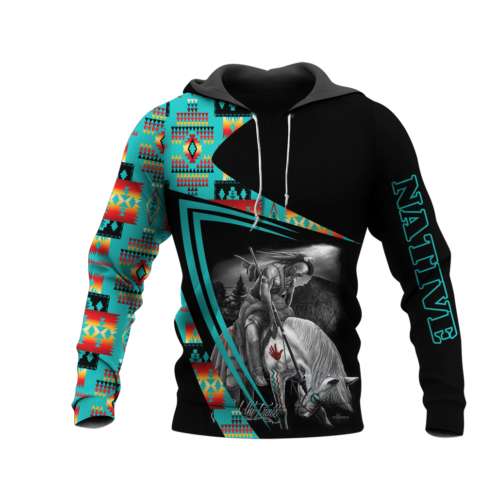 HD0013175 Trail Of Tear Pattern Native American Pride 3D Hoodie