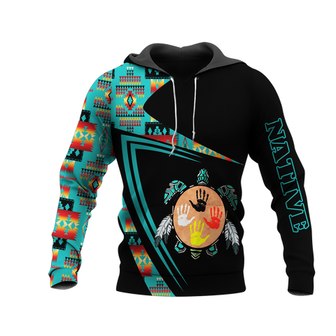 HD0013186 Tribal Turtle Native American Pride 3D Hoodie