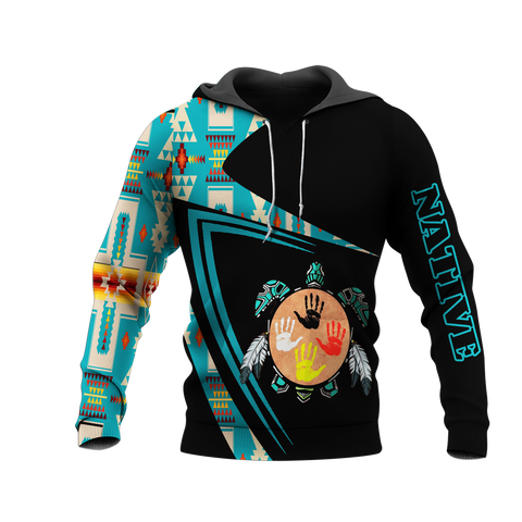 HD0013187 Tribal Turtle Native American Pride 3D Hoodie