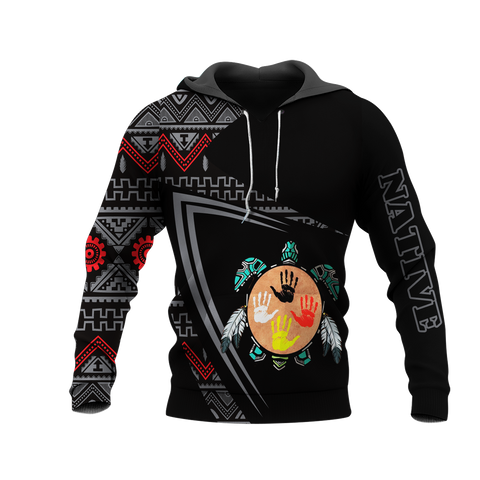 HD0013188 Tribal Turtle Native American Pride 3D Hoodie