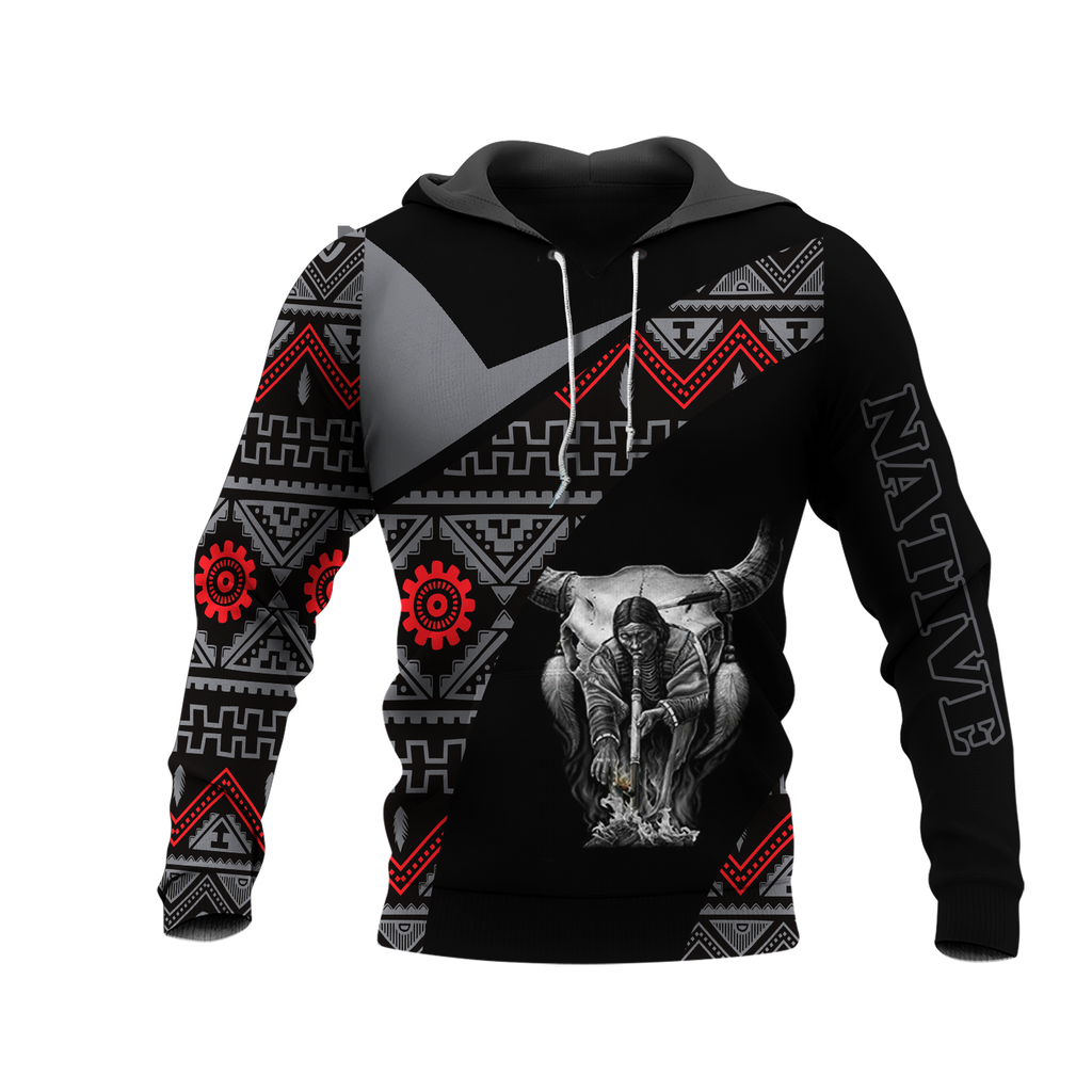 HD0013224 Bison Native American Pride 3D Hoodie