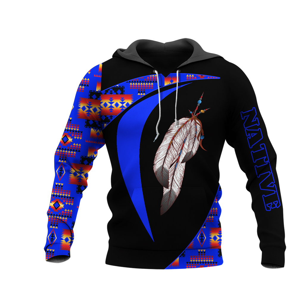 HD0013252 Feather Native American Pride 3D Hoodie