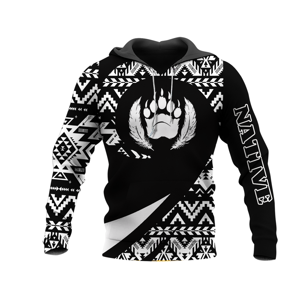 HD0013269 Bear Native American Pride 3D Hoodie