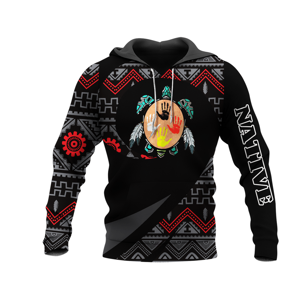 HD0013280 Bison Native American Pride 3D Hoodie