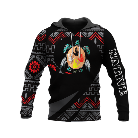 HD0013280 Bison Native American Pride 3D Hoodie