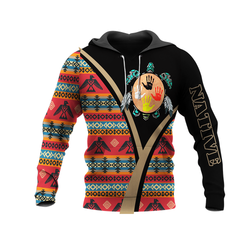 HD0013283 Tribal Turtle Native American Pride 3D Hoodie