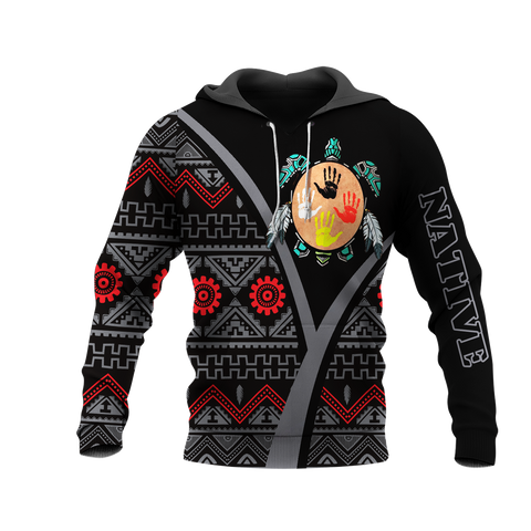 HD0013284 Tribal Turtle Native American Pride 3D Hoodie