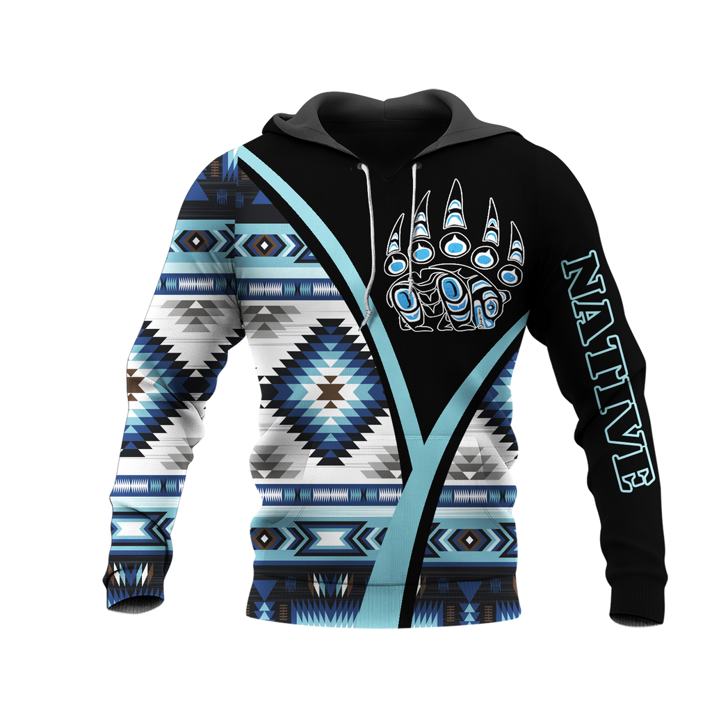 HD0013288 Bear Symbol Native American Pride 3D Hoodie