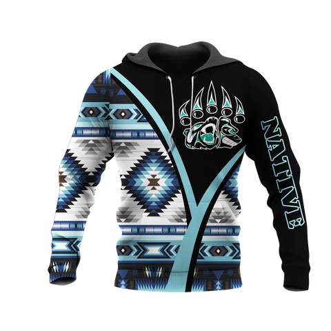 HD0013290 Bear Symbol Native American Pride 3D Hoodie