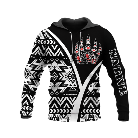 HD0013294 Bear Symbol Native American Pride 3D Hoodie