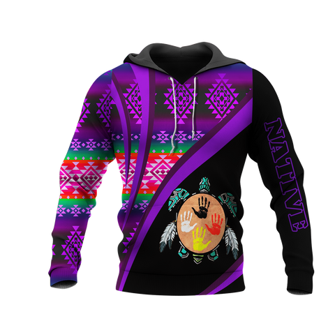 HD0013317 Tribal Turtle Native American Pride 3D Hoodie