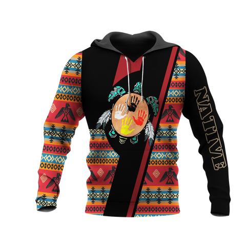 HD0013319 Tribal Turtle Native American Pride 3D Hoodie